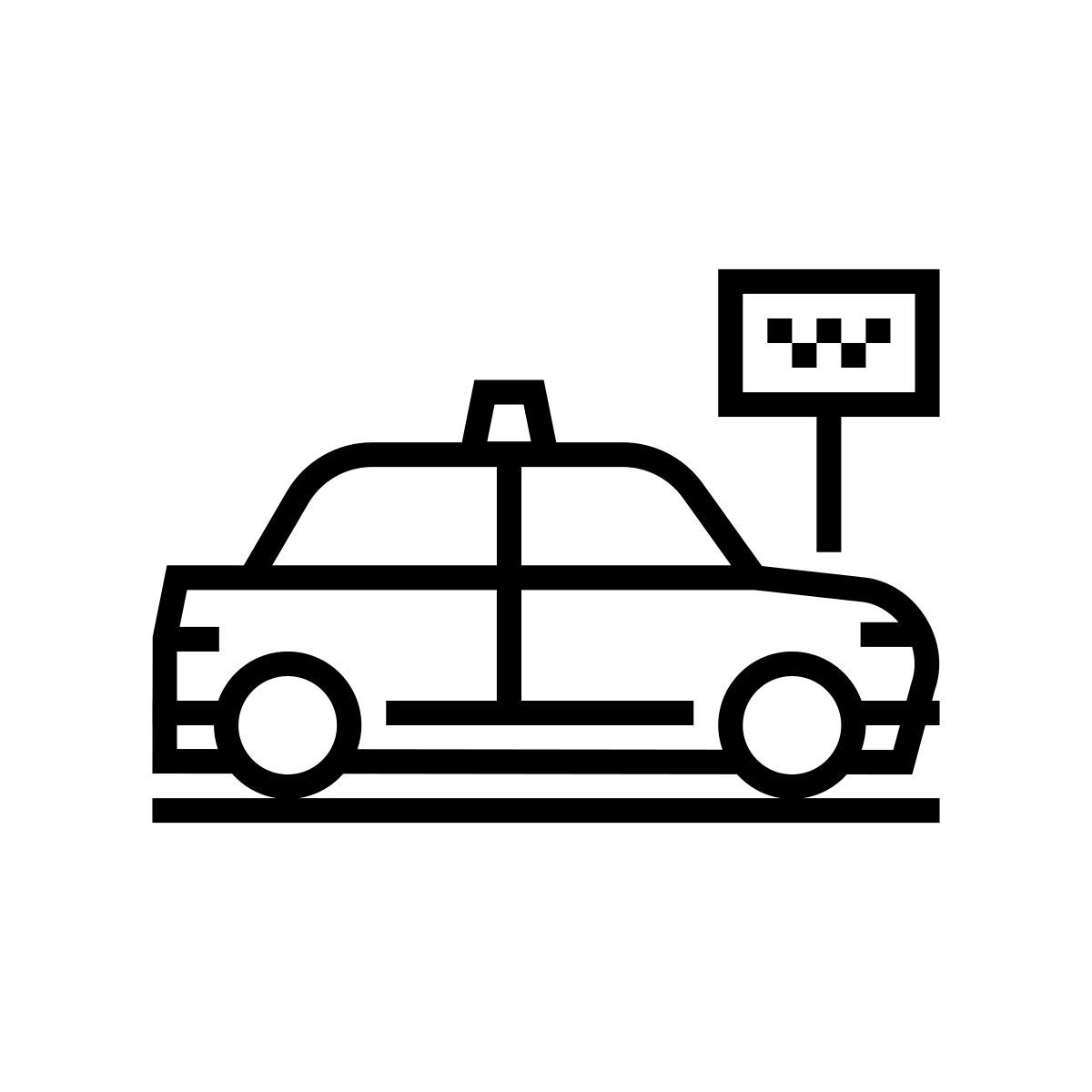 taxi stop icon