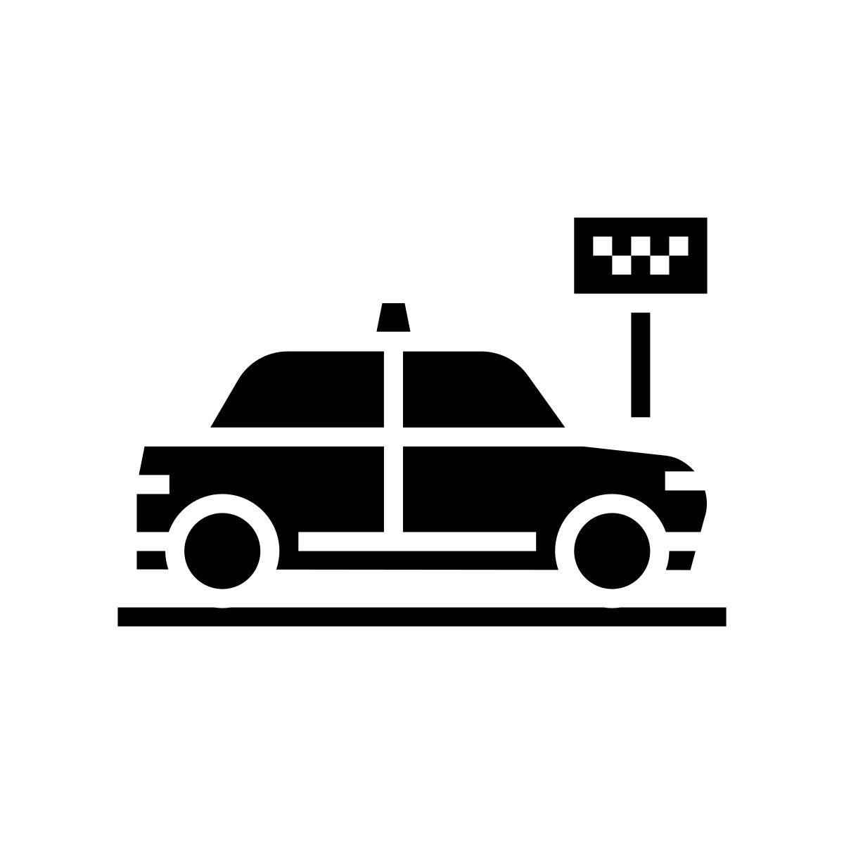 taxi stop icon