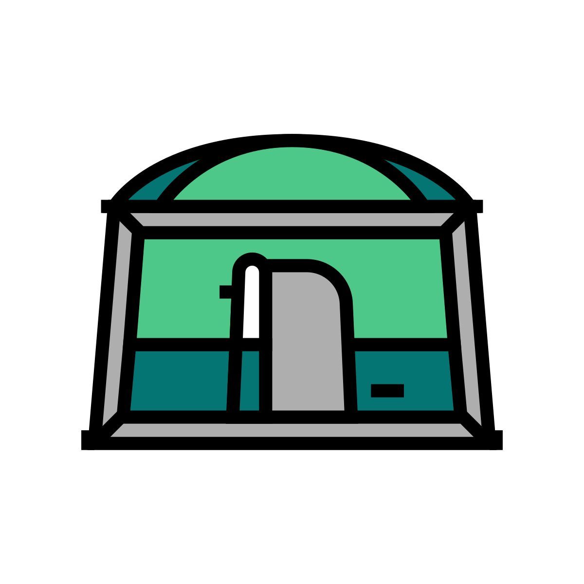 tienda de campaña icon
