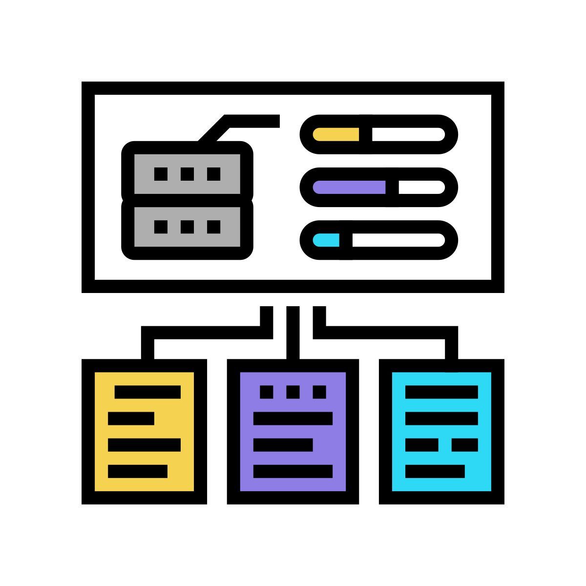 sistema di test icon