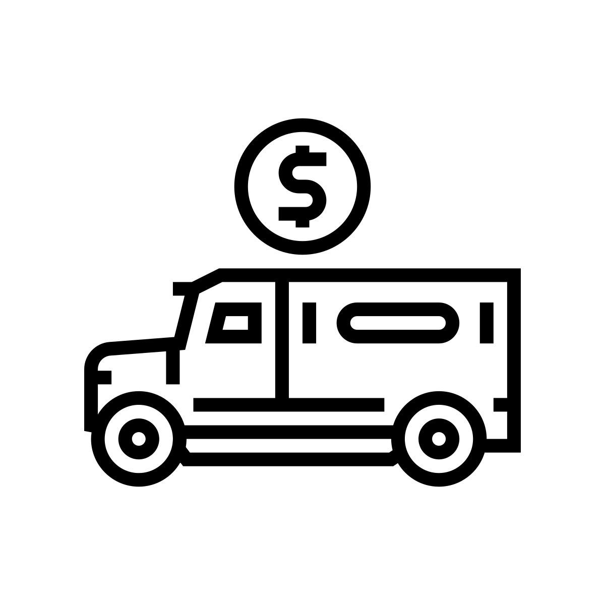 armored truck icon