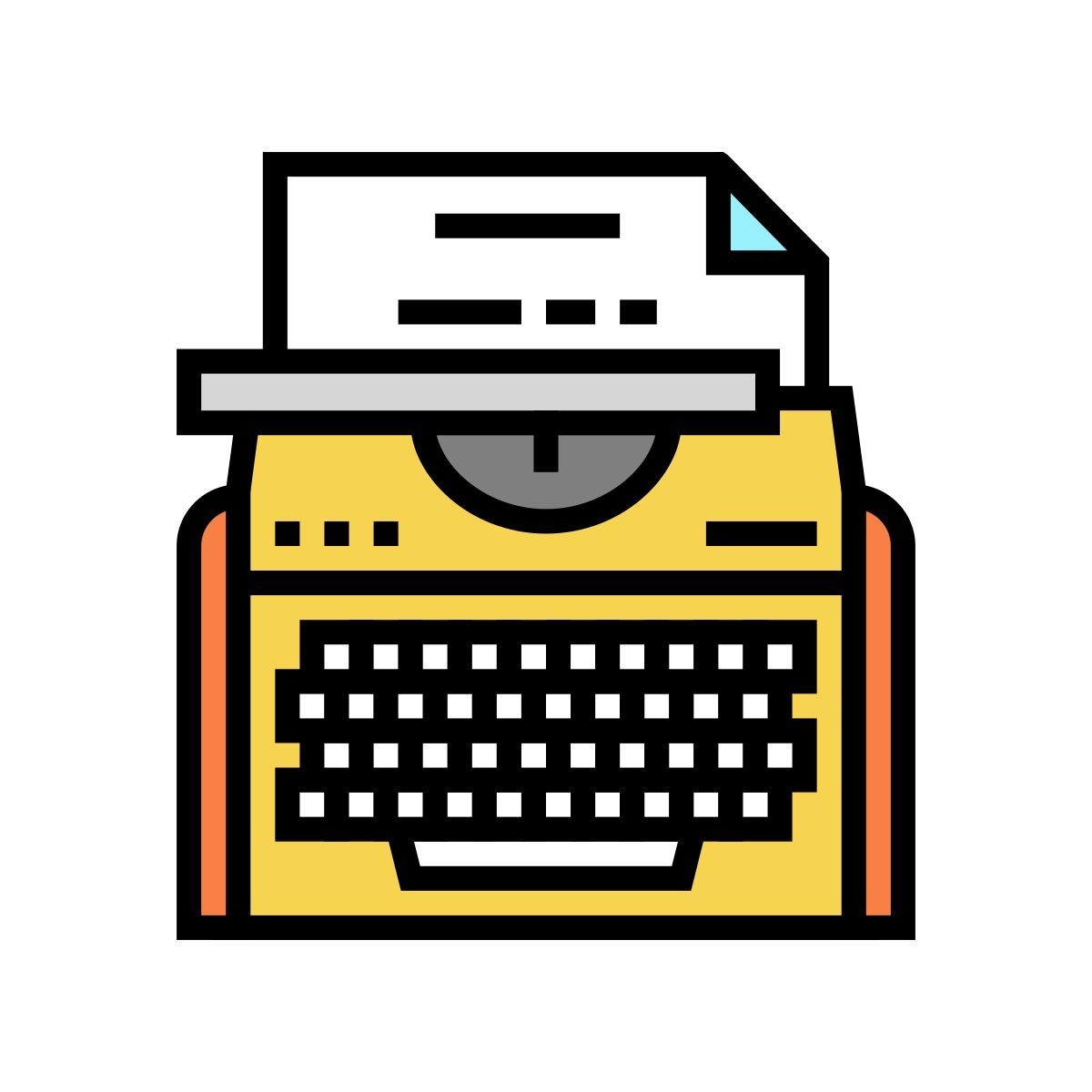 machine à écrire icon