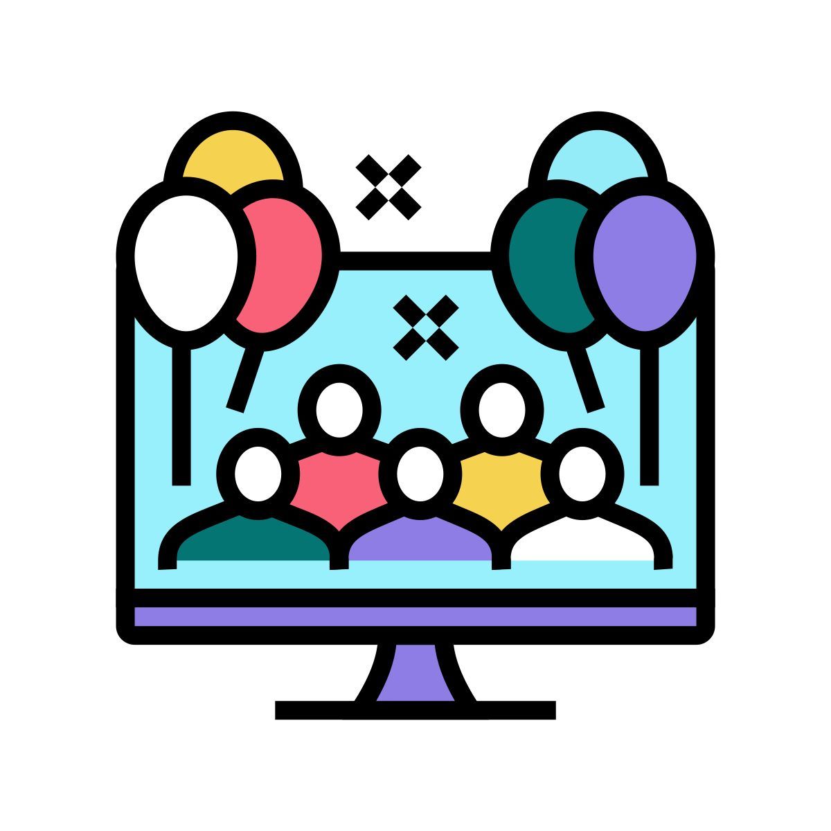 virtual party icon