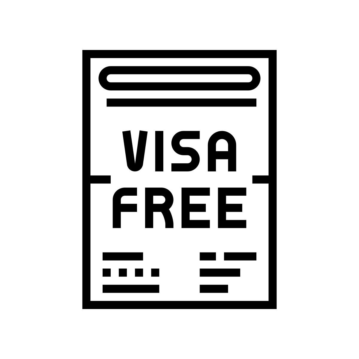 visa free regime icon