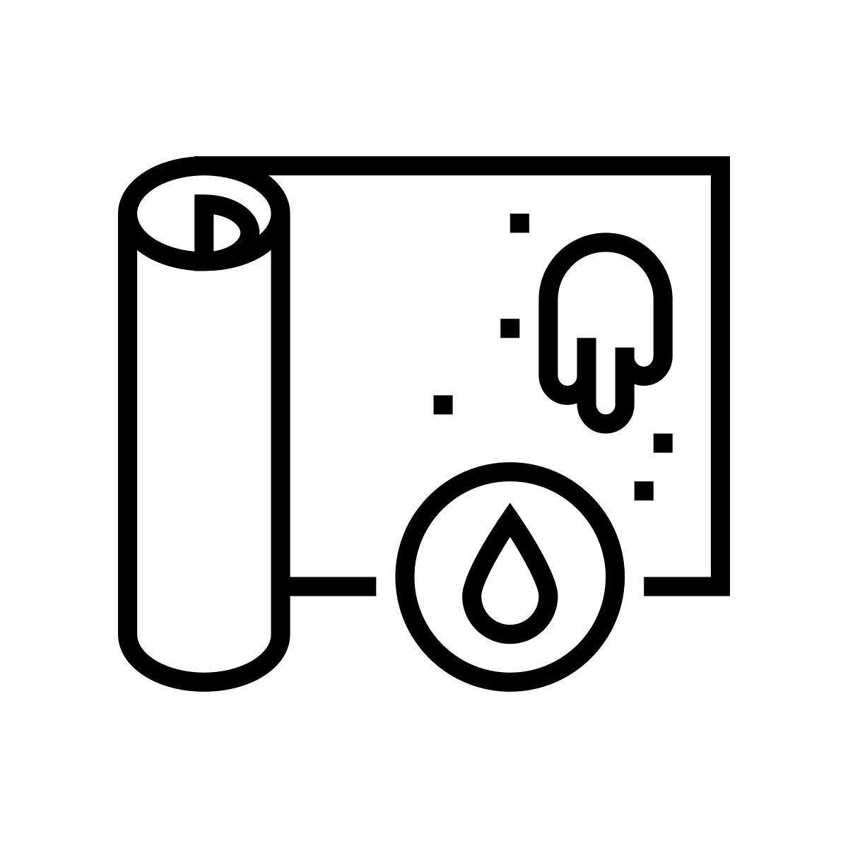 papier peint imperméable icon