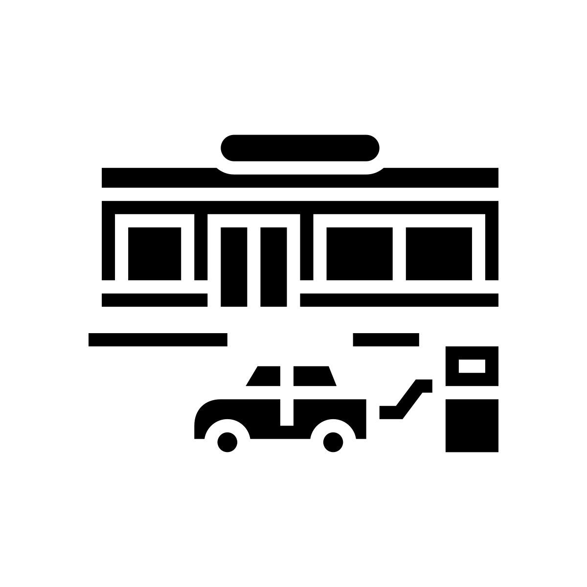 station de ravitaillement icon