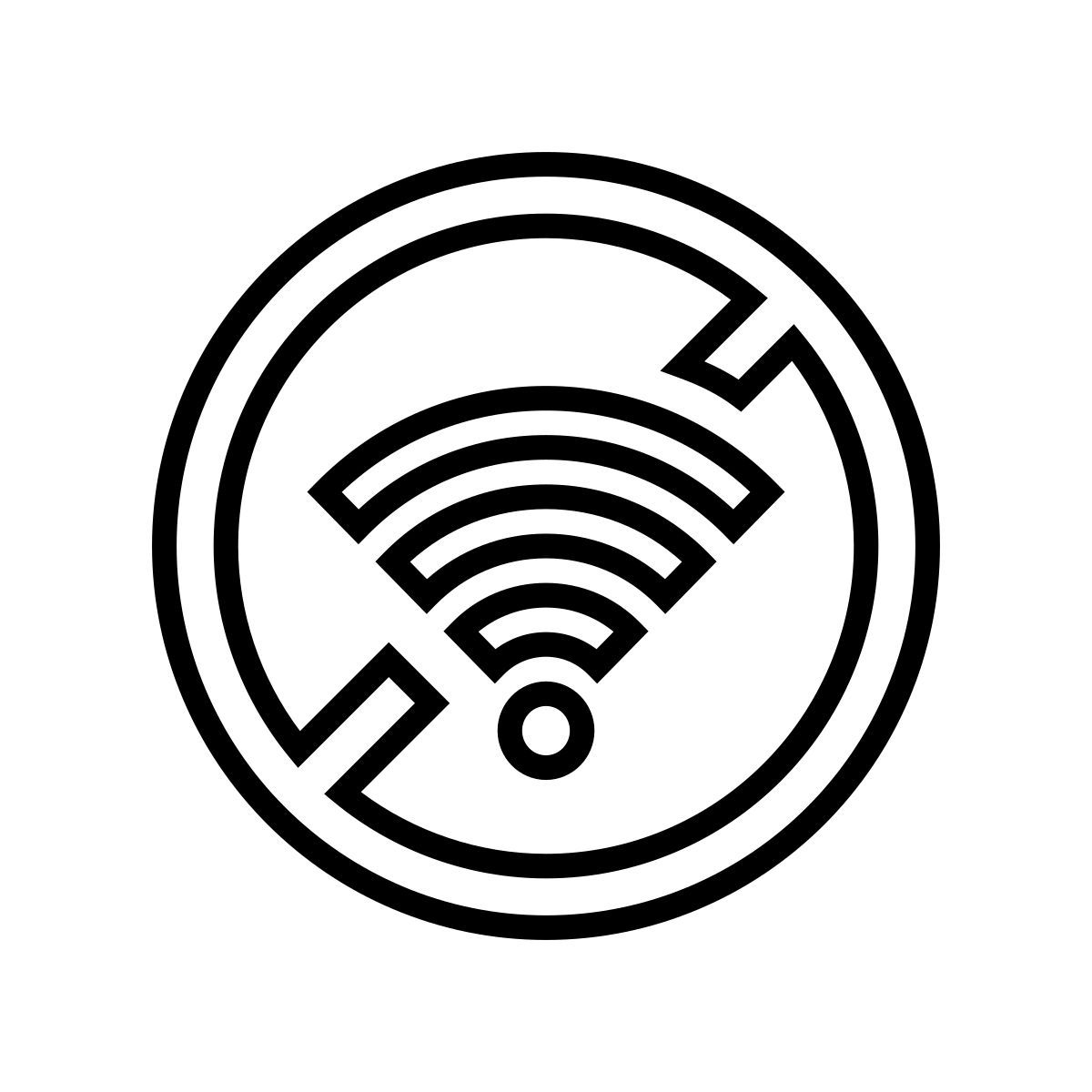wifi cruzado icon
