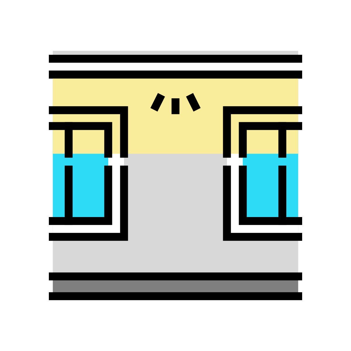 iluminación de ventanas icon