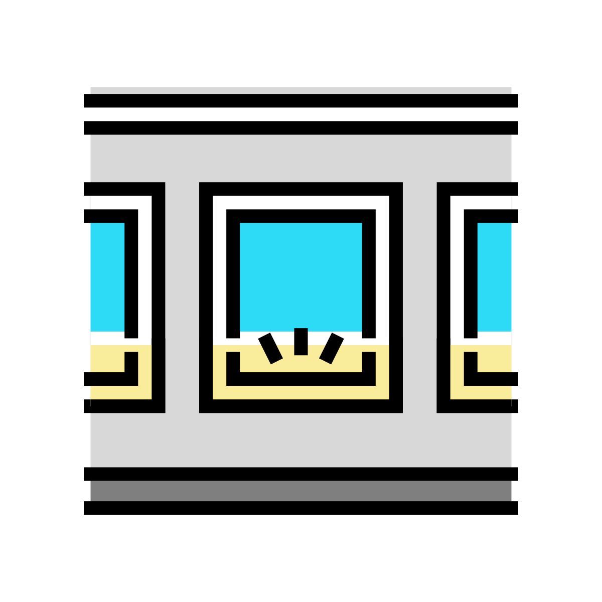 iluminación de ventanas icon