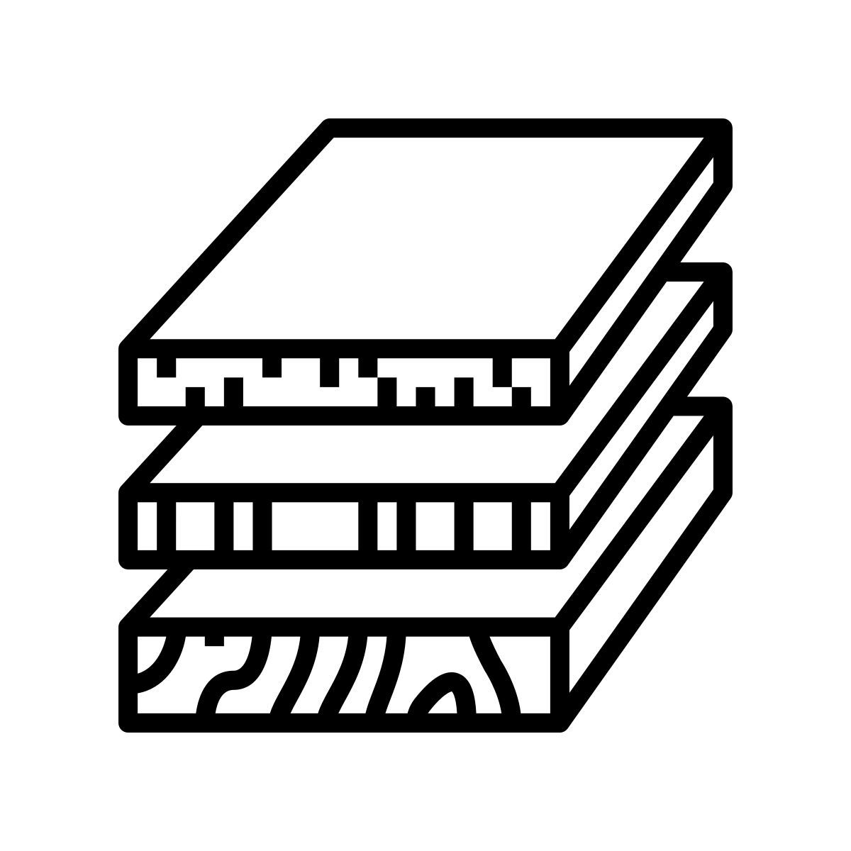 fogli di legno icon