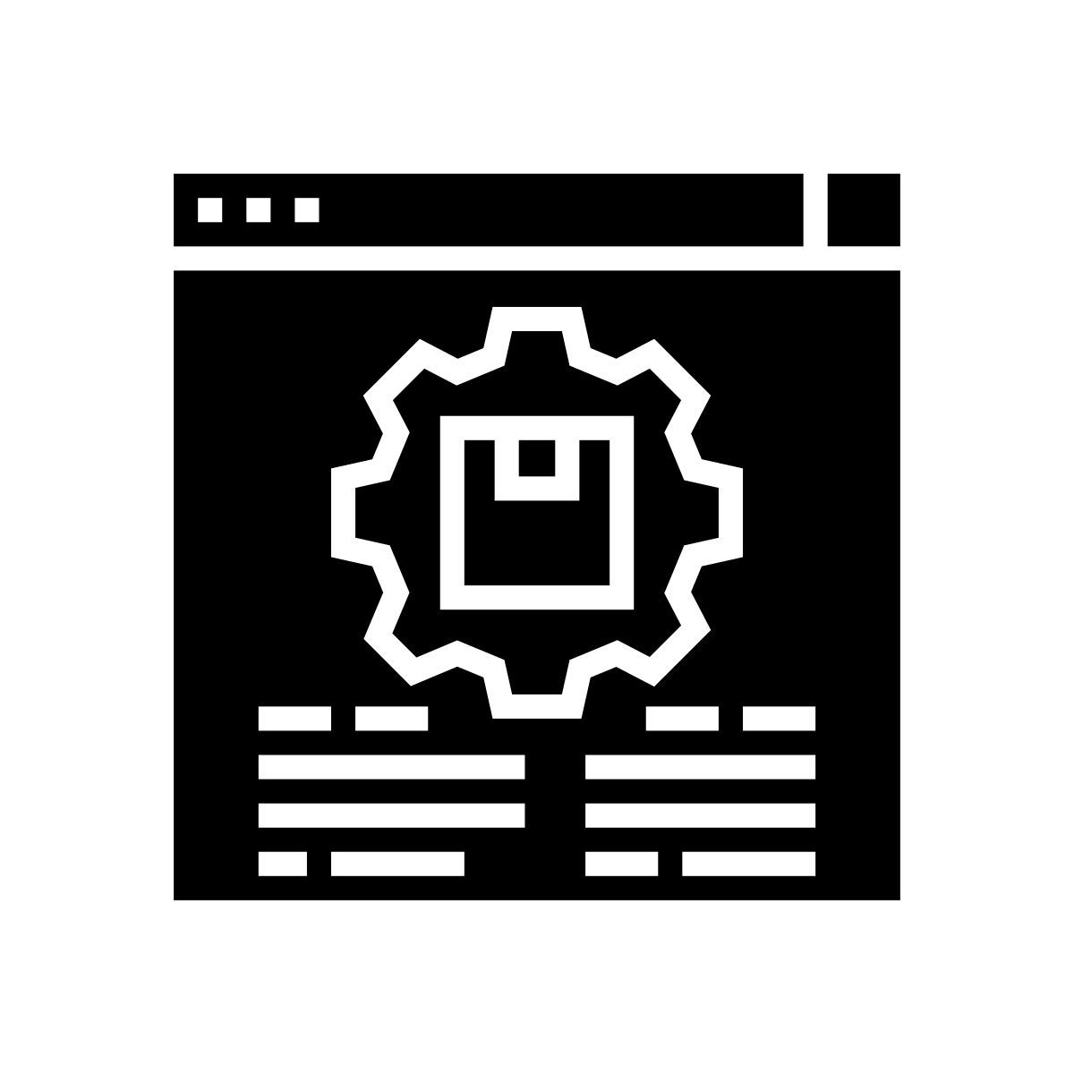 revisão do processo de trabalho icon