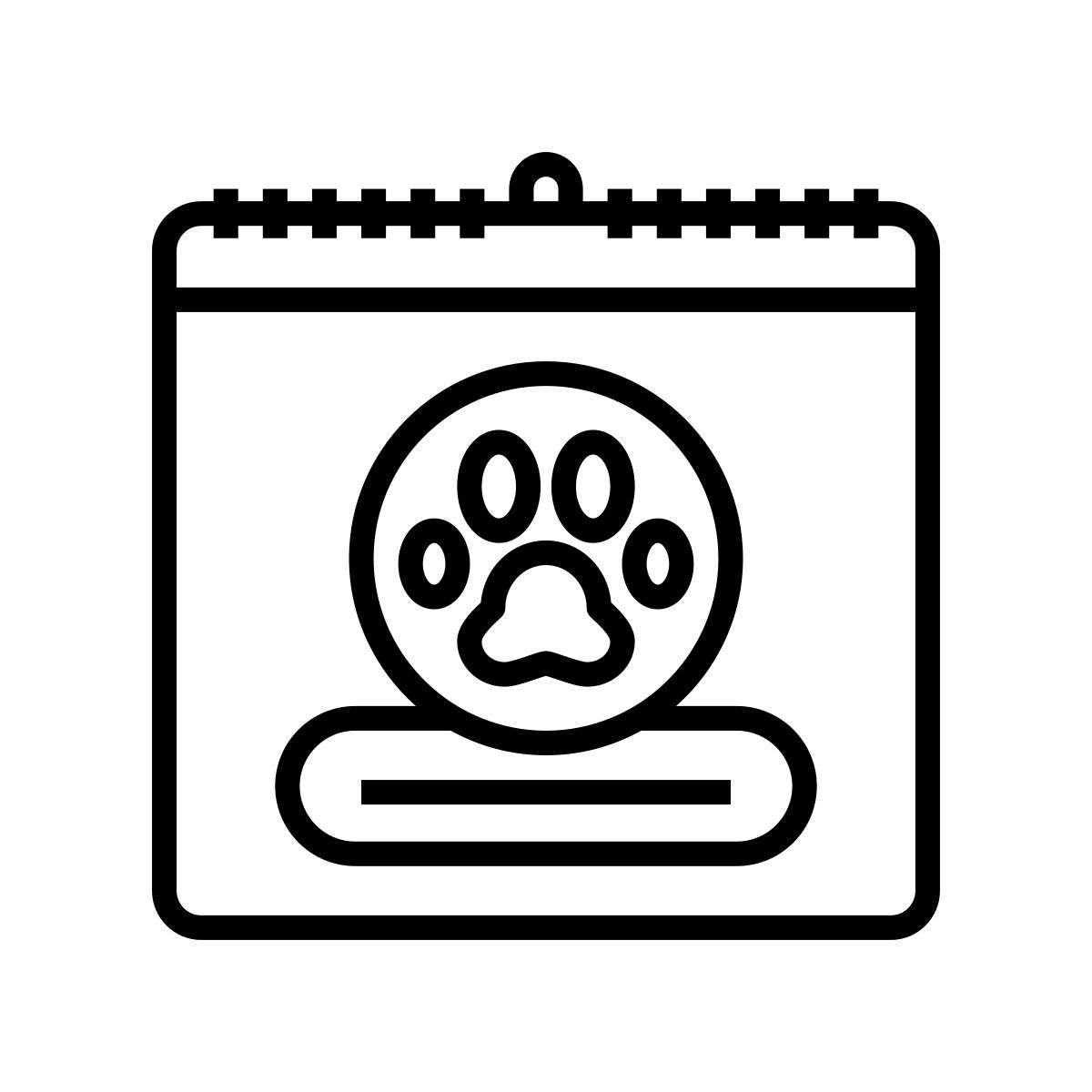 world animal day icon