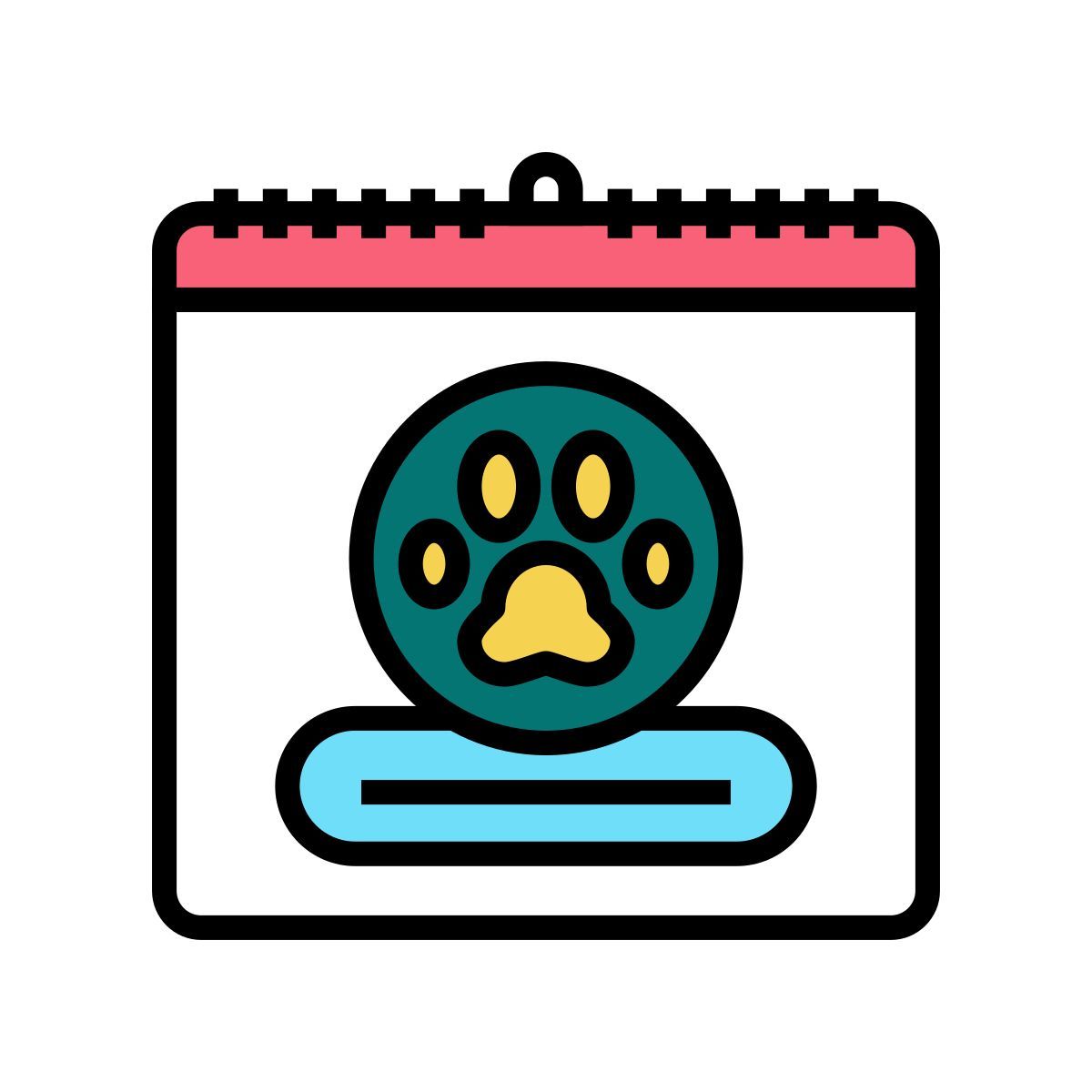 world animal day icon