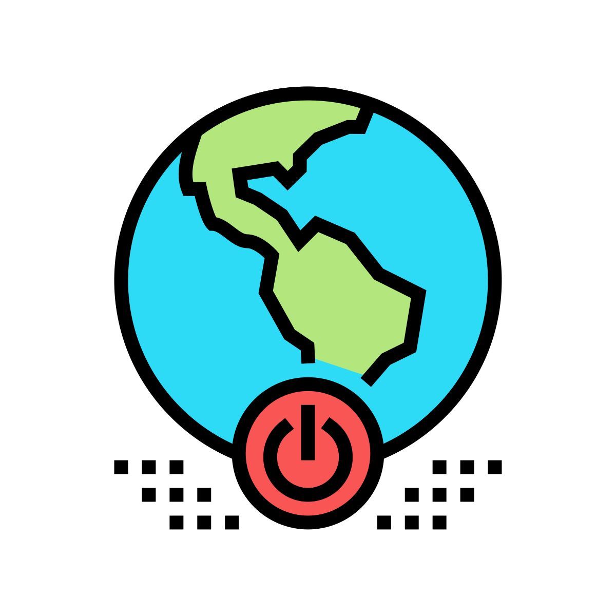 economia de energia mundial icon