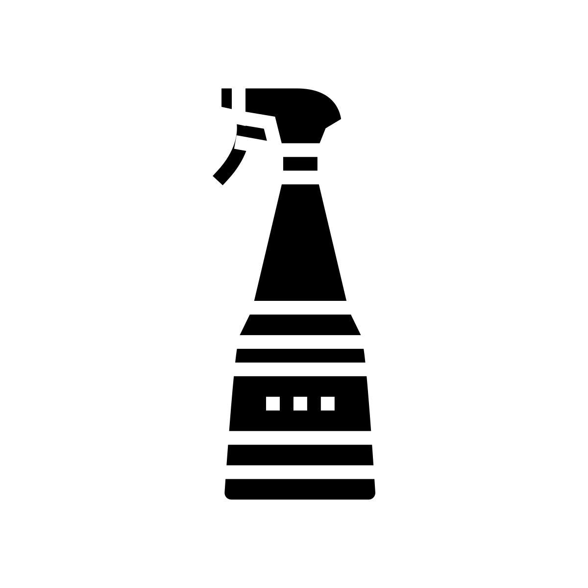 wrinkle smoothing spray icon
