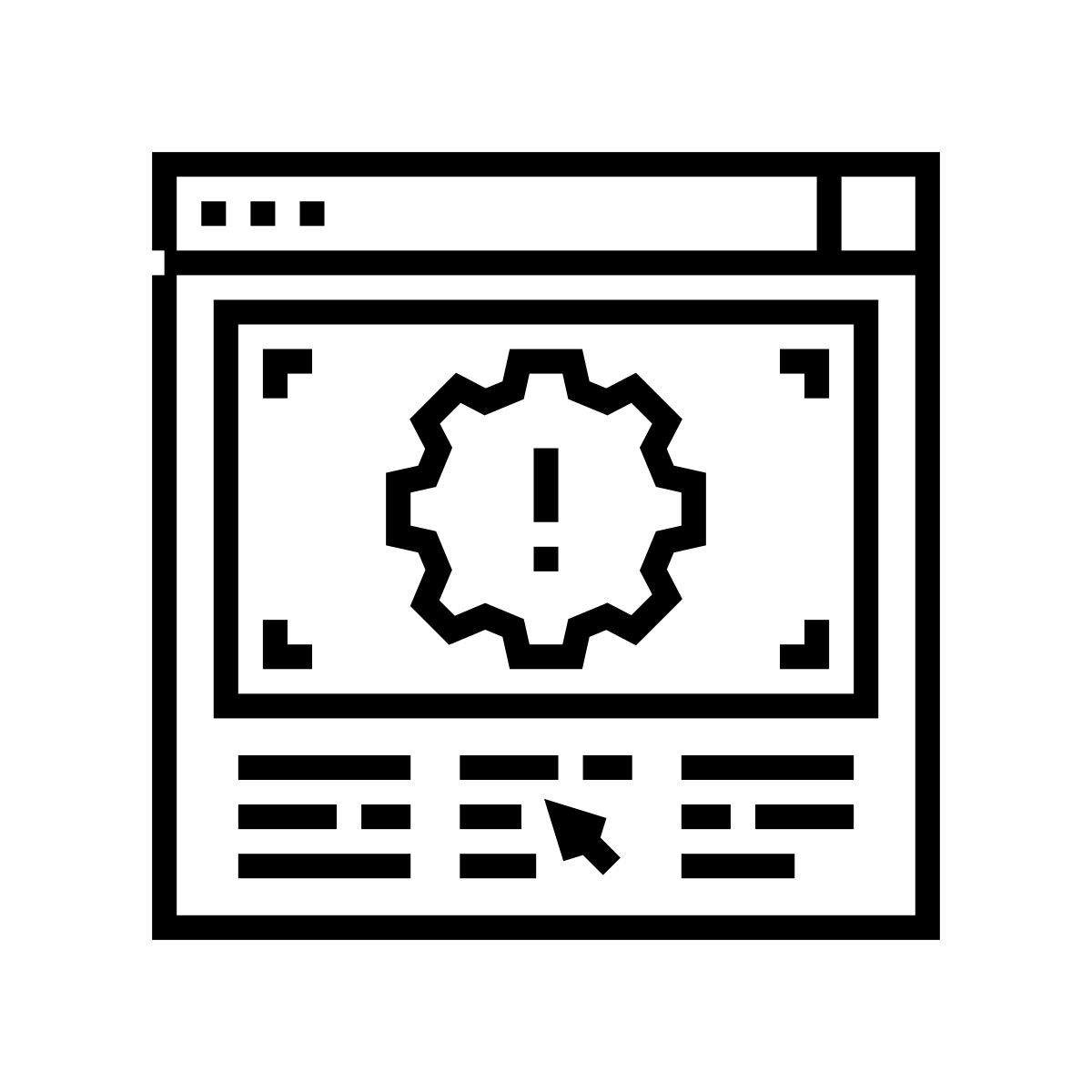 wrong internet settings icon