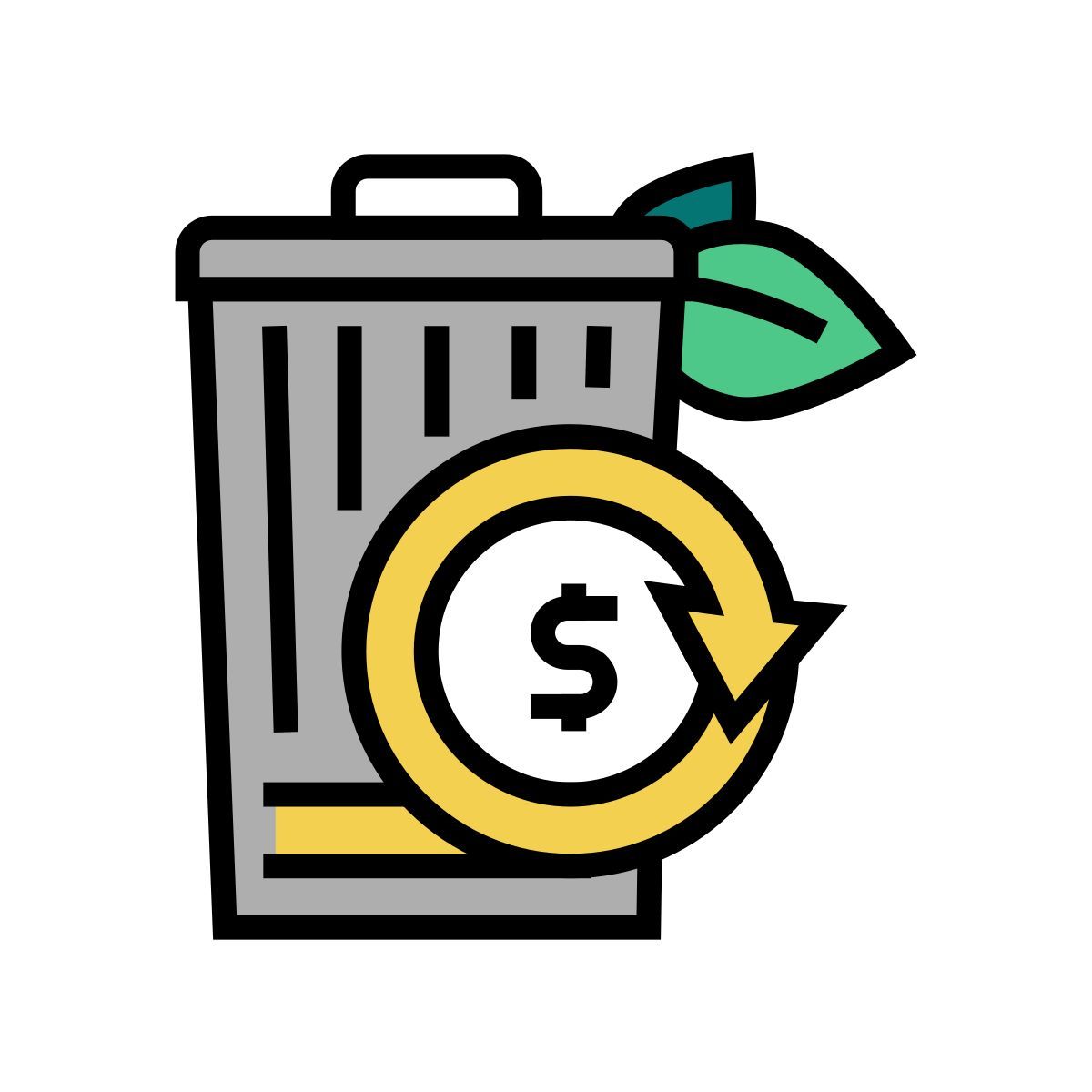 economía de cero residuos icon