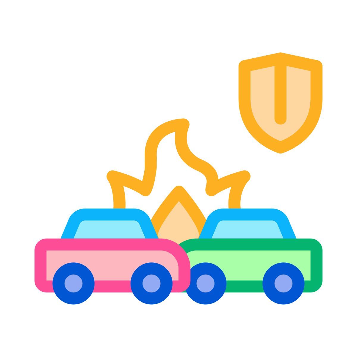 car accident icon
