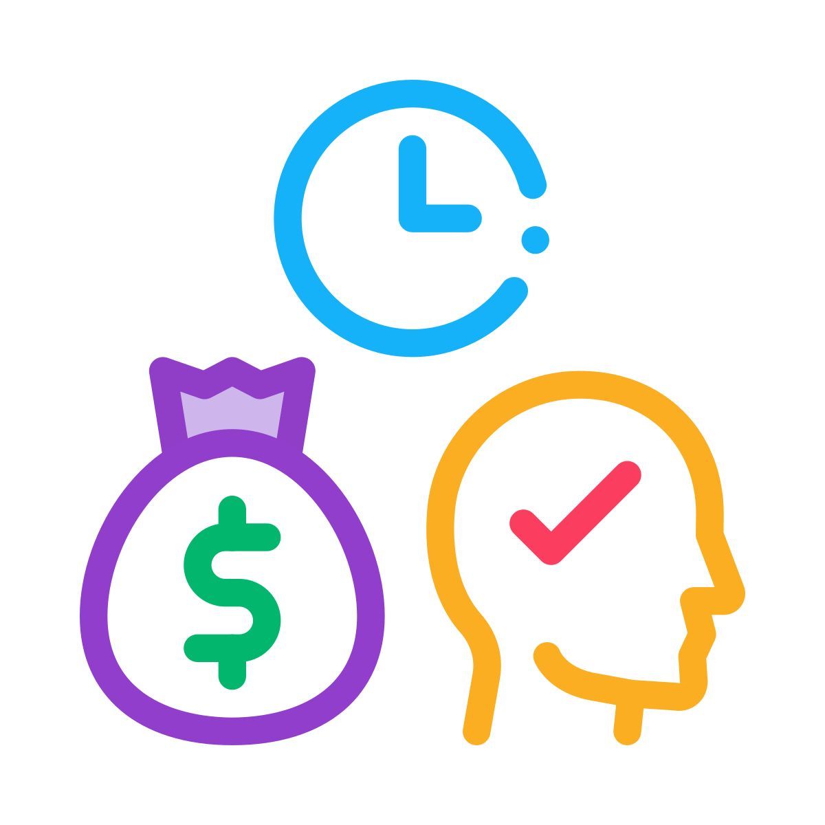 time is money icon