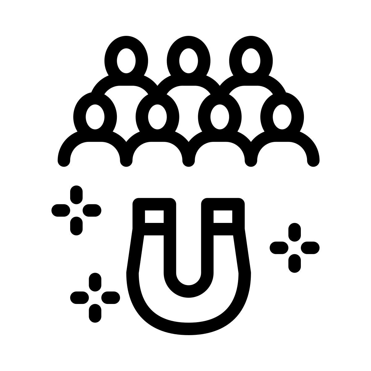 gráfico positivo icon