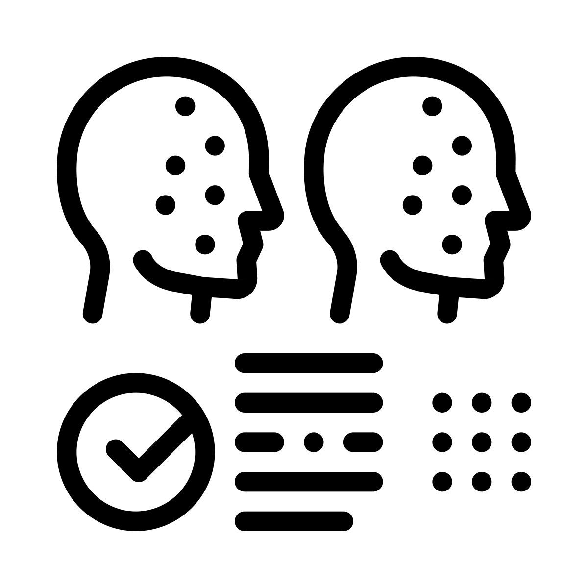 analyse du visage icon