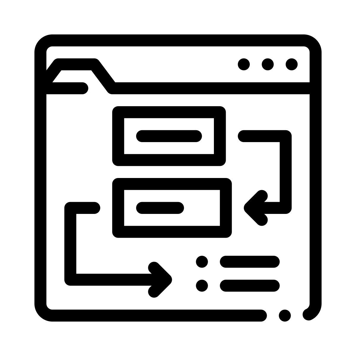 testing process icon