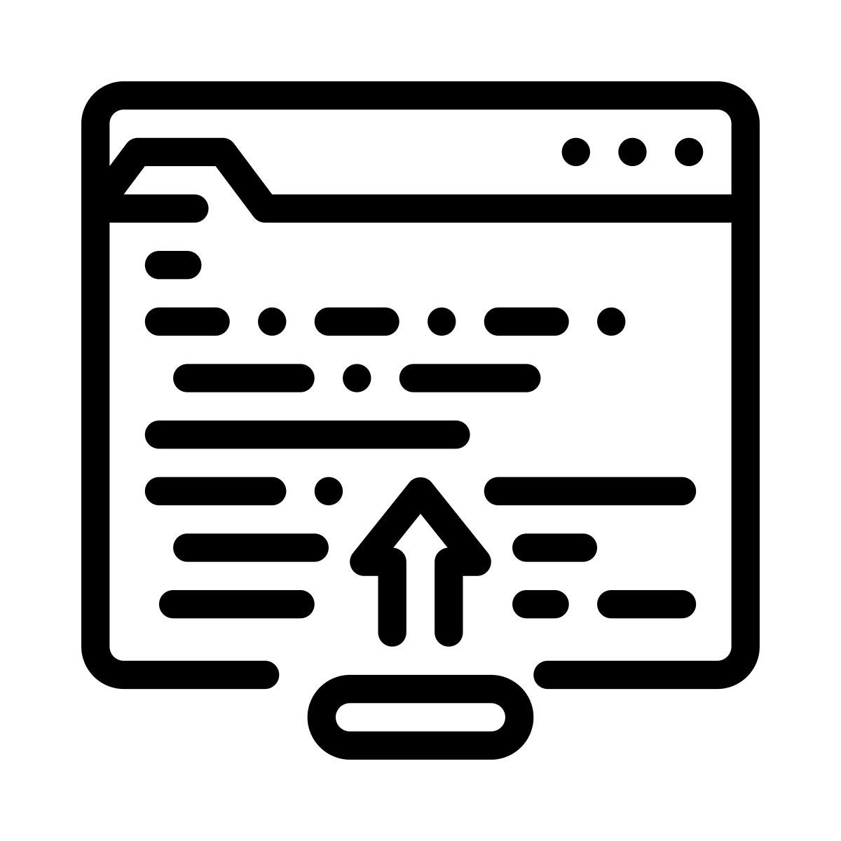 test del software icon