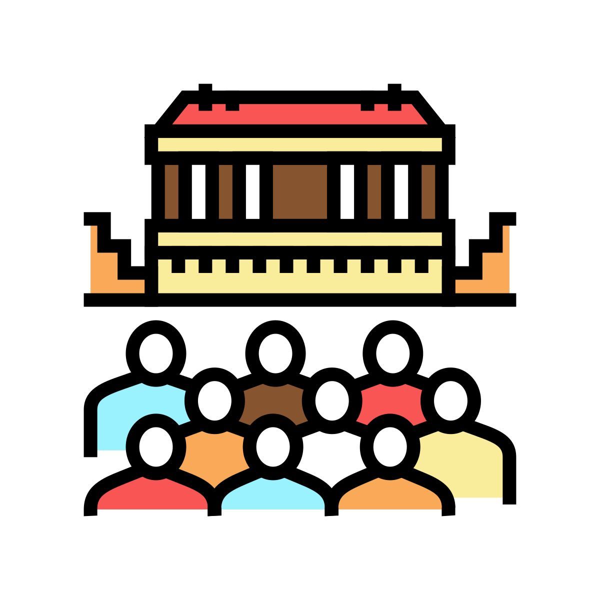 ancient theater icon