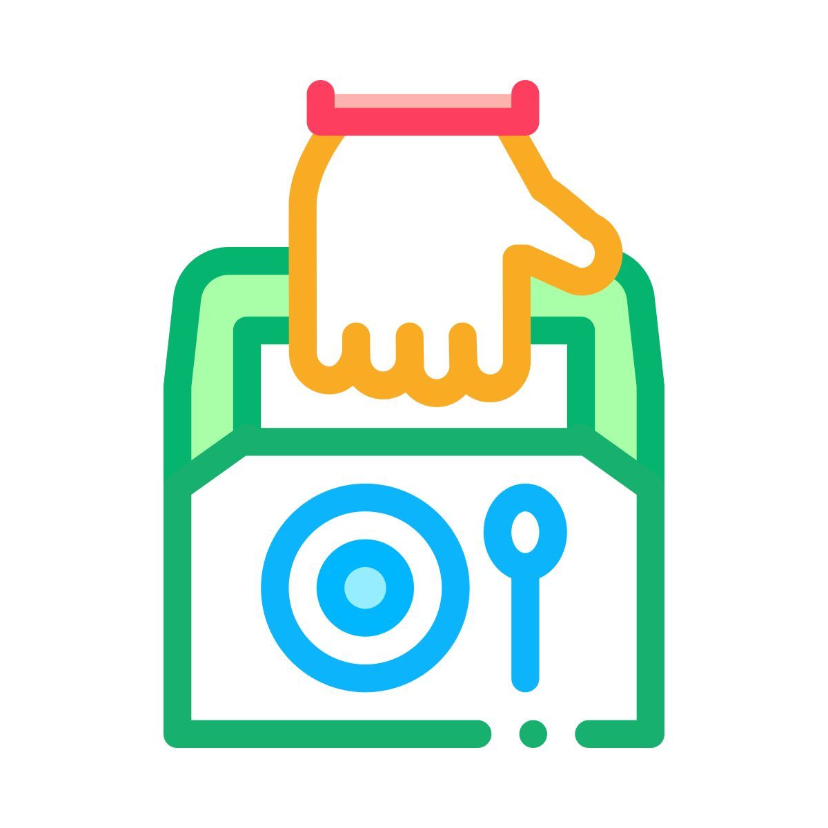 contenitore per alimenti icon
