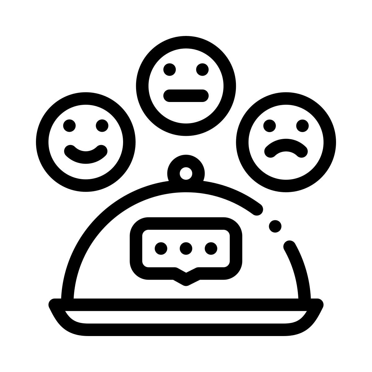 food delivery service rating icon