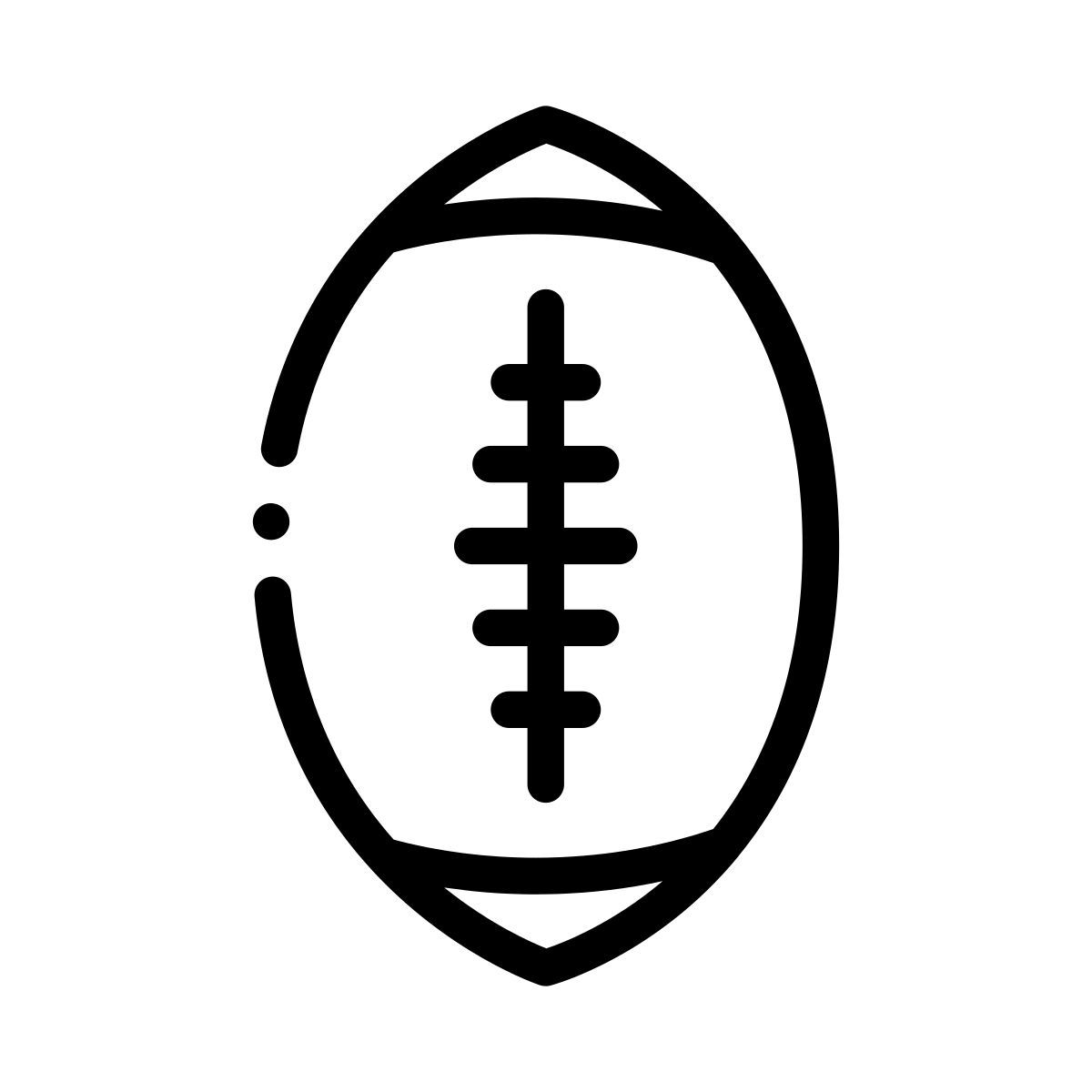rugby ball icon