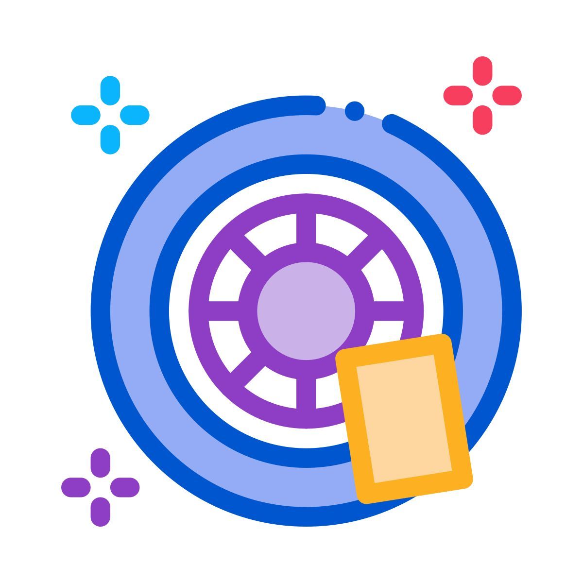 clean wheel icon