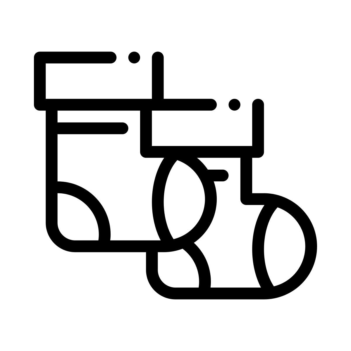 baby socks icon