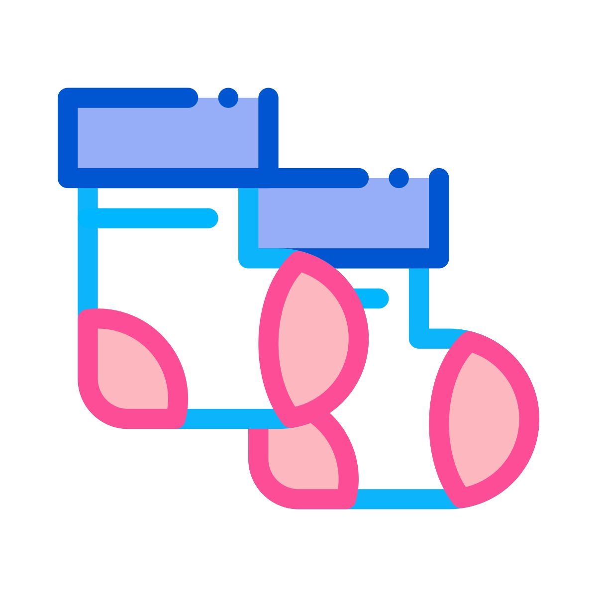 baby socks icon