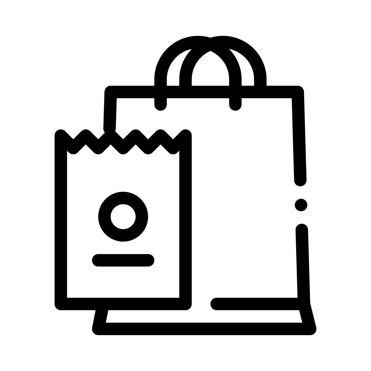 shopping bag icon