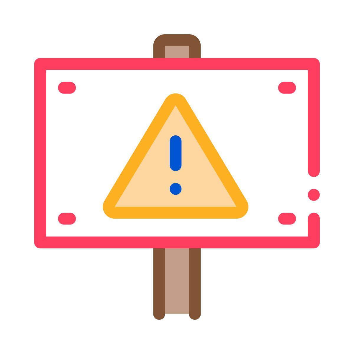 warning sign icon