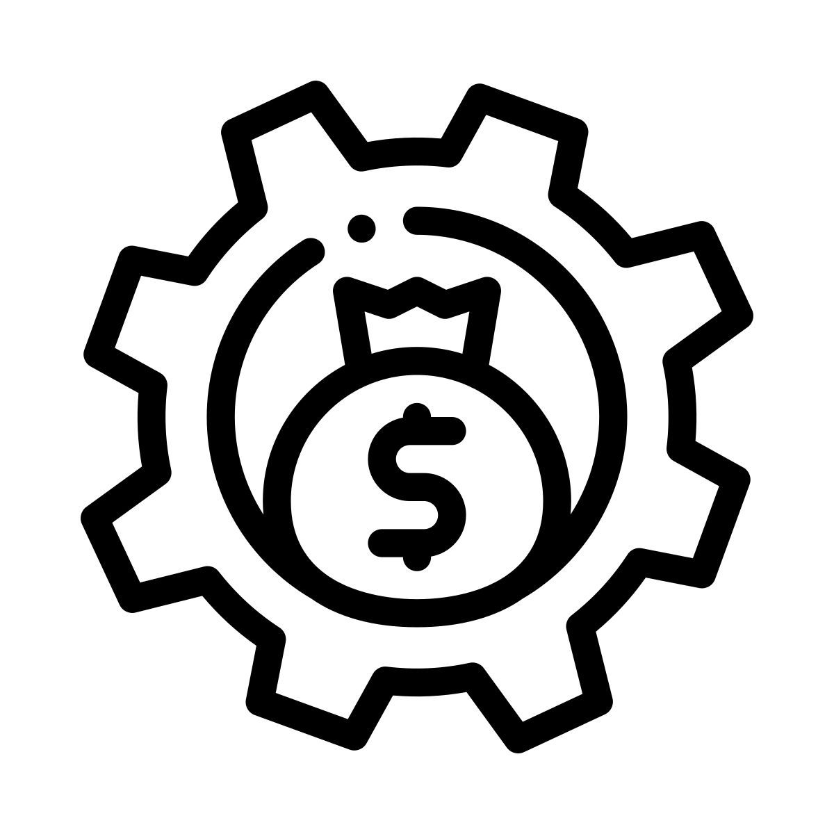 gestão de dinheiro icon