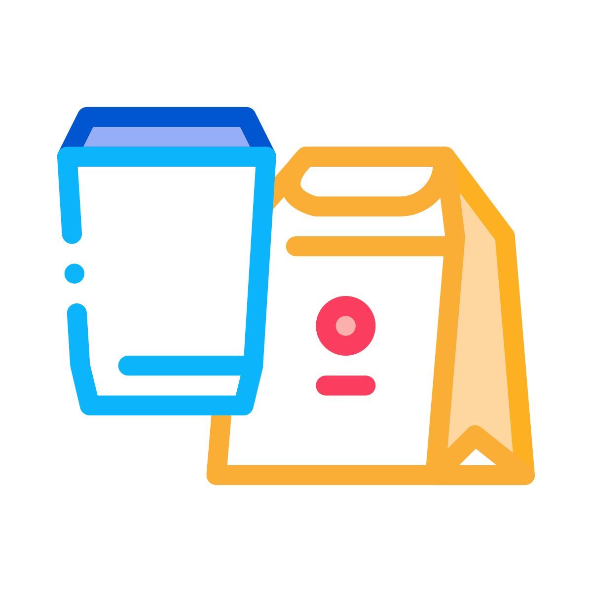 coffee and fast food icon