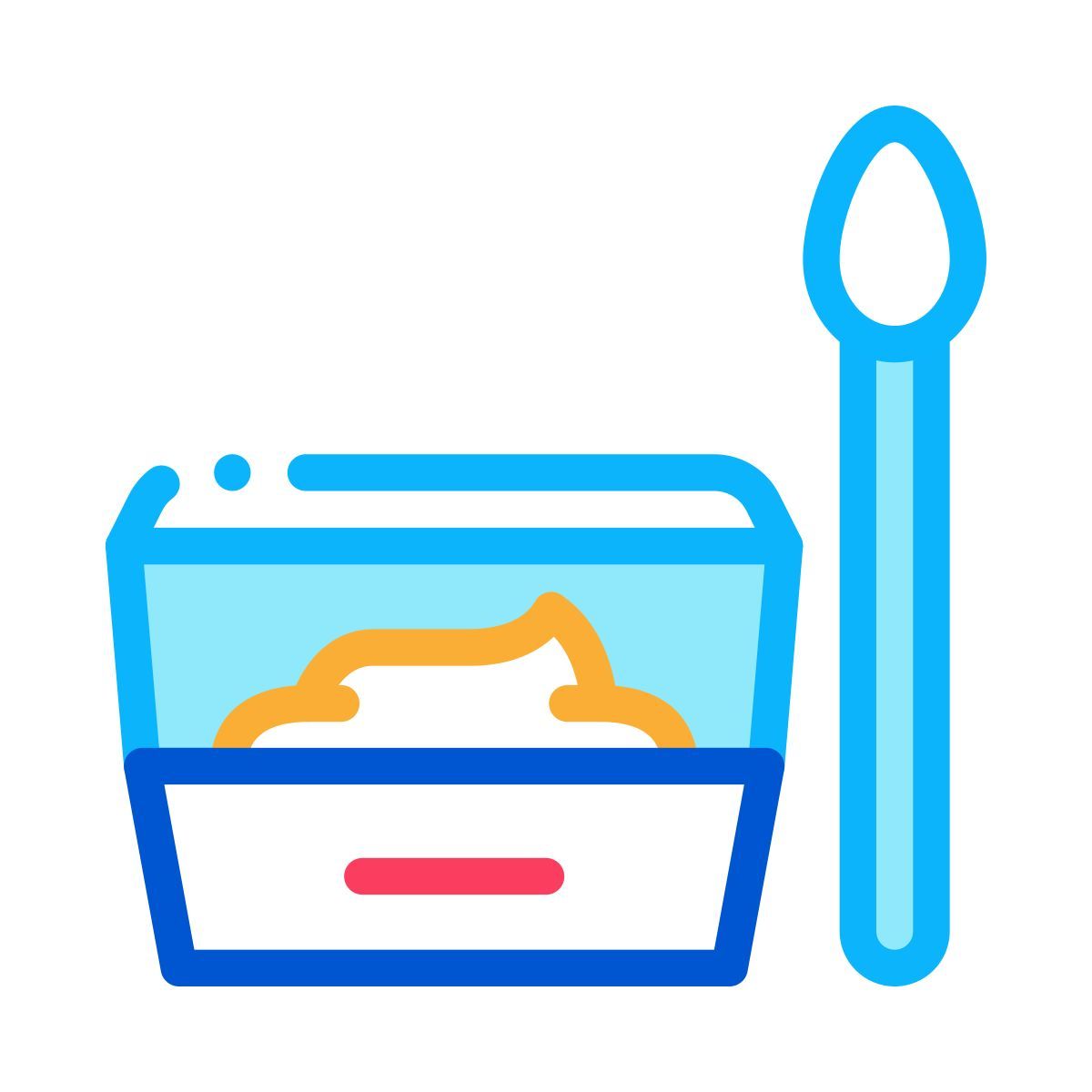 food container and spoon icon