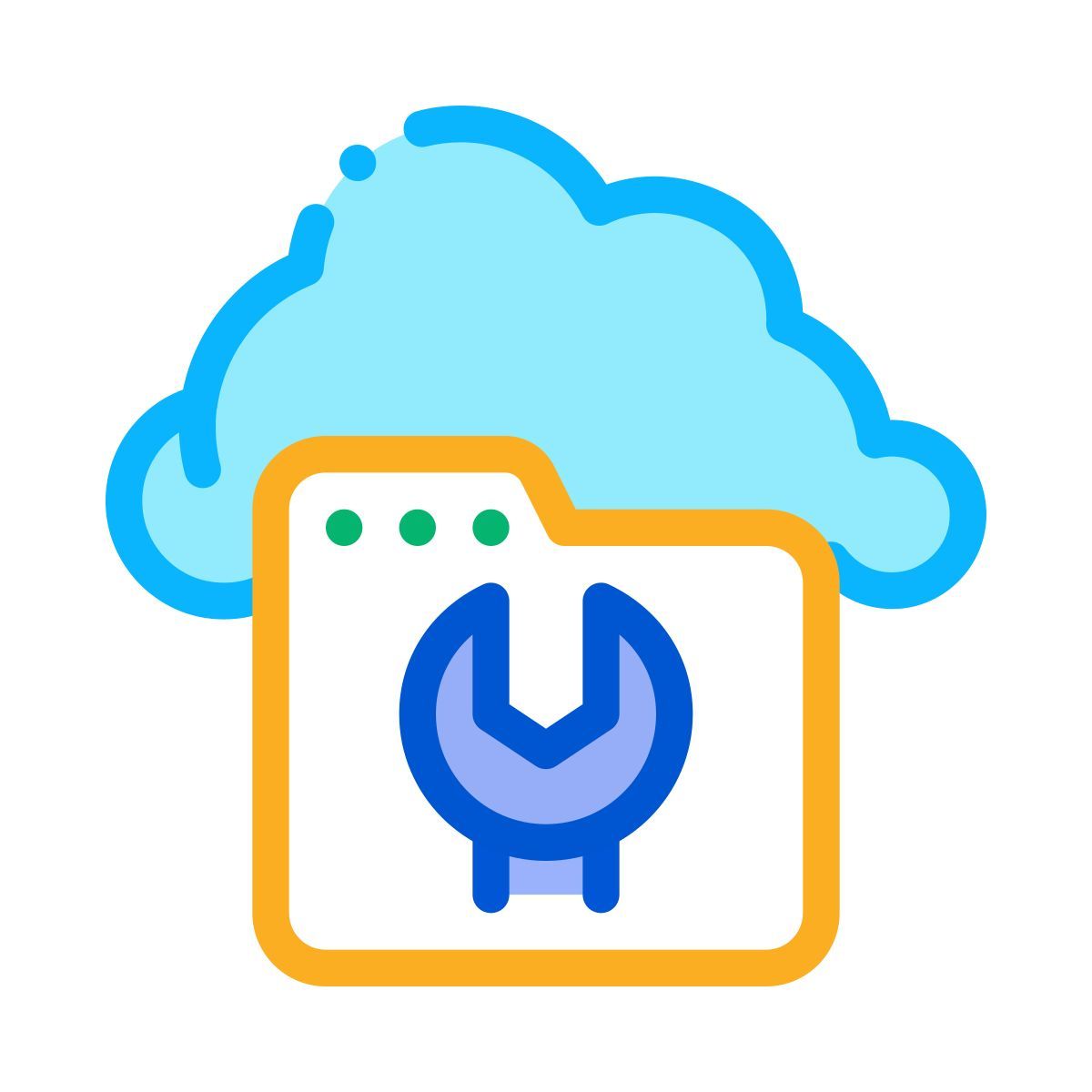 cloud settings icon