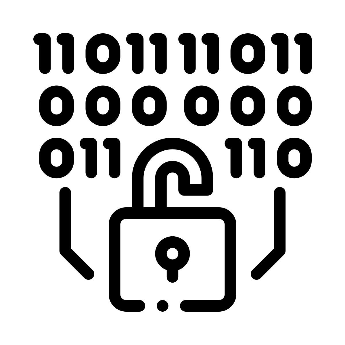 binary code icon