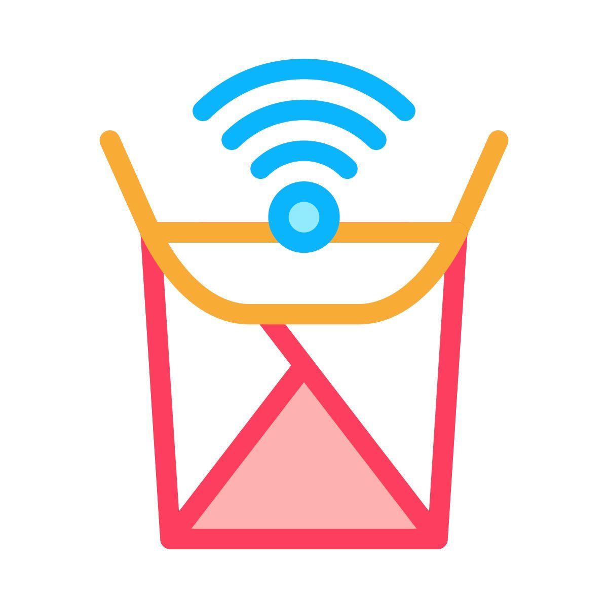 contactless delivery icon
