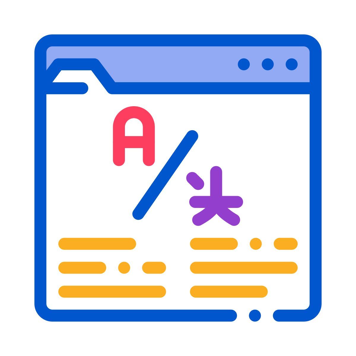 online dictionary icon