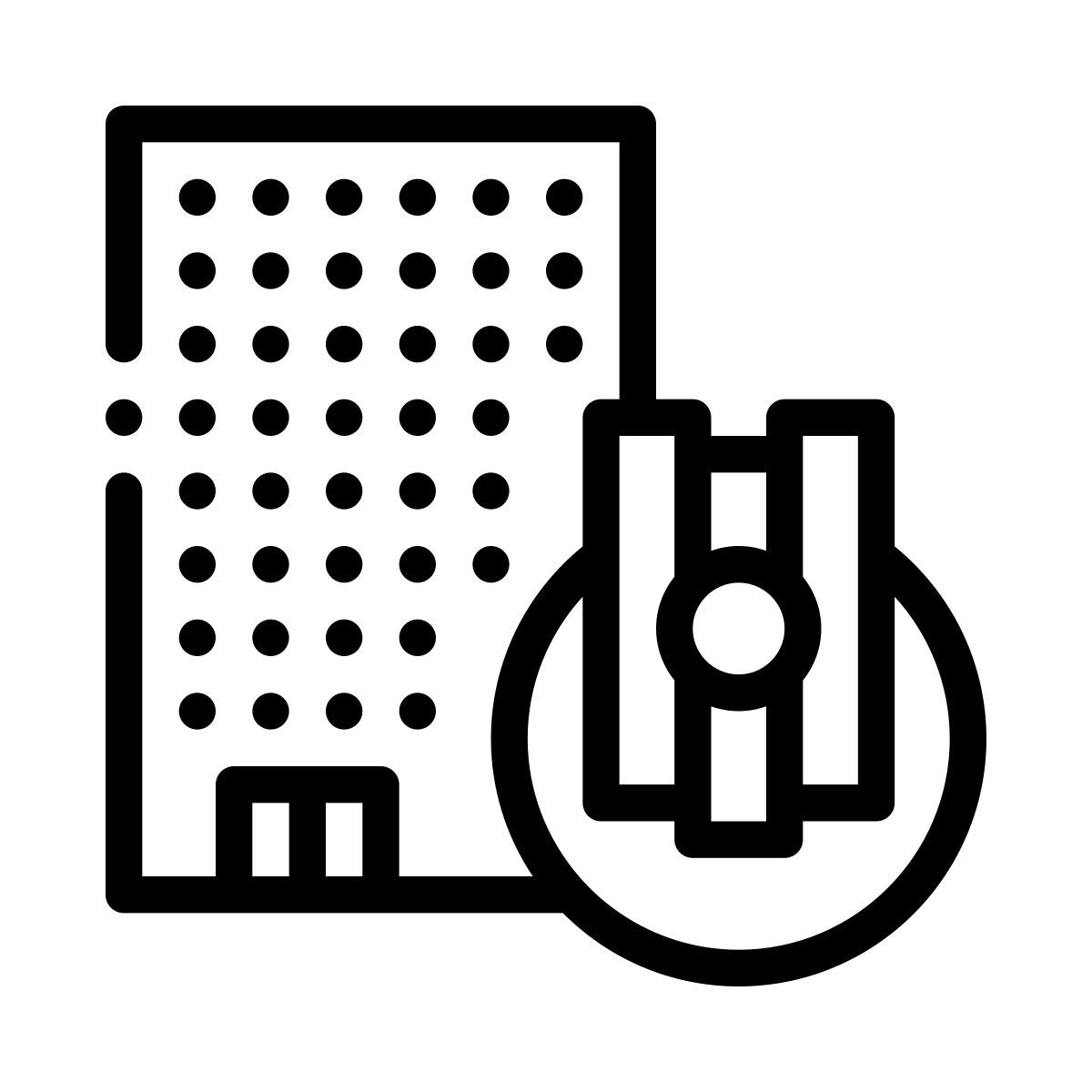 building demolition icon