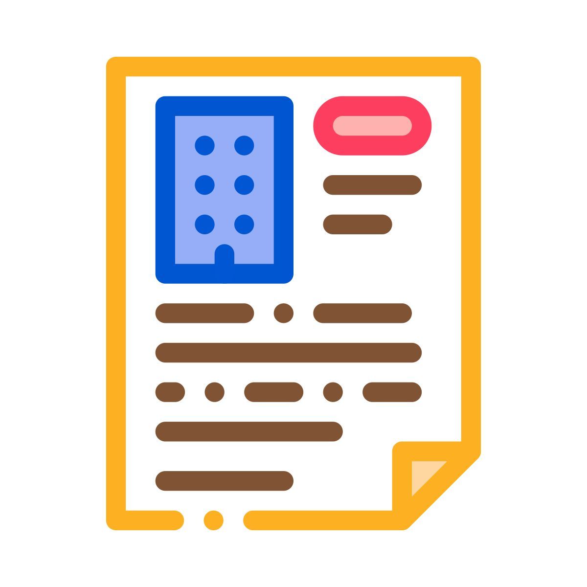 demolition contract icon