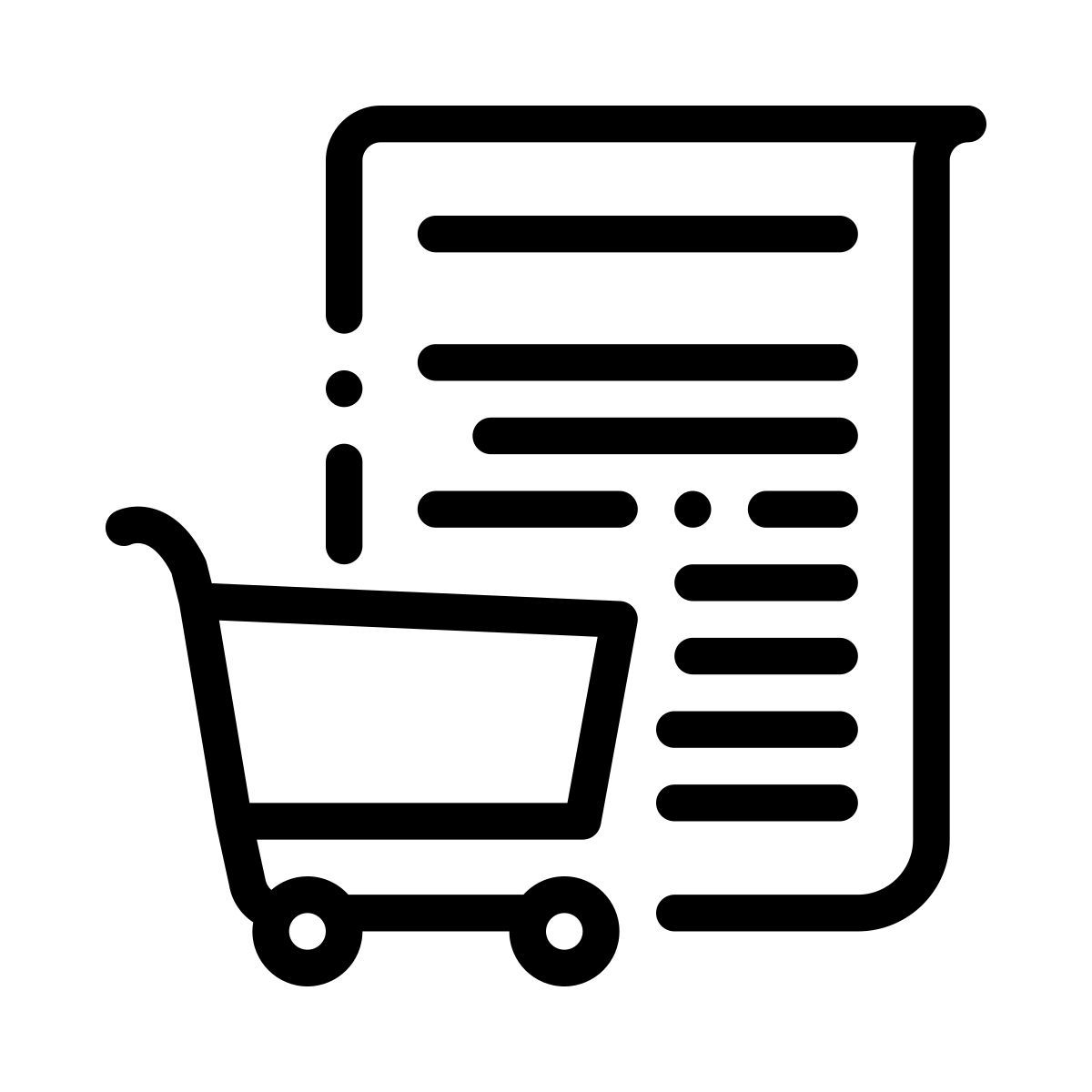 voller einkaufswagen icon