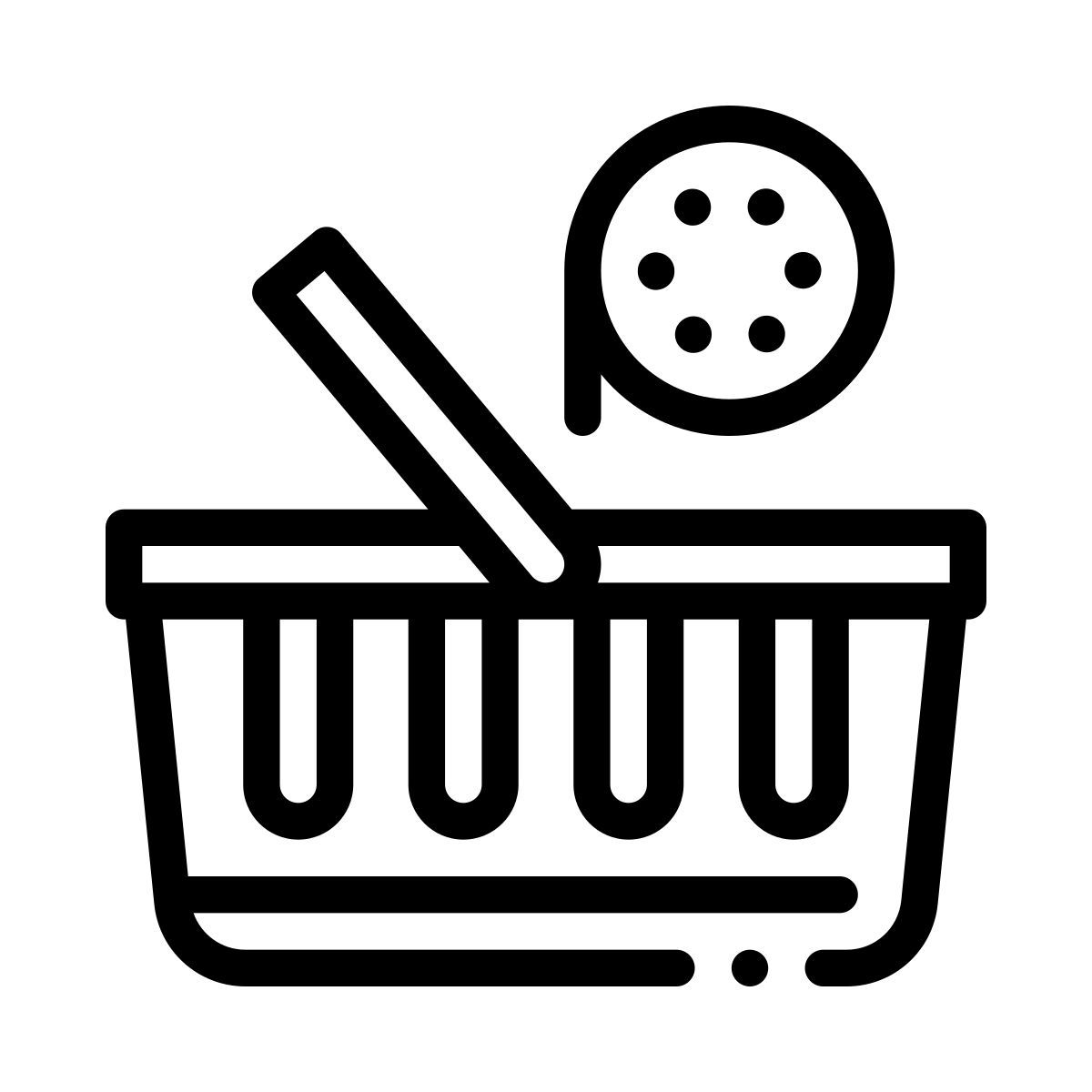 voller einkaufswagen icon