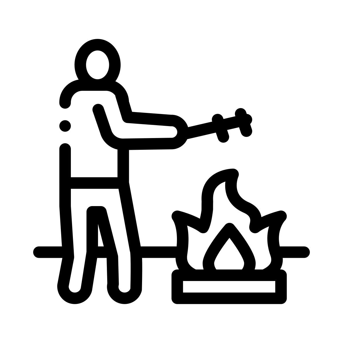 feu de camp icon