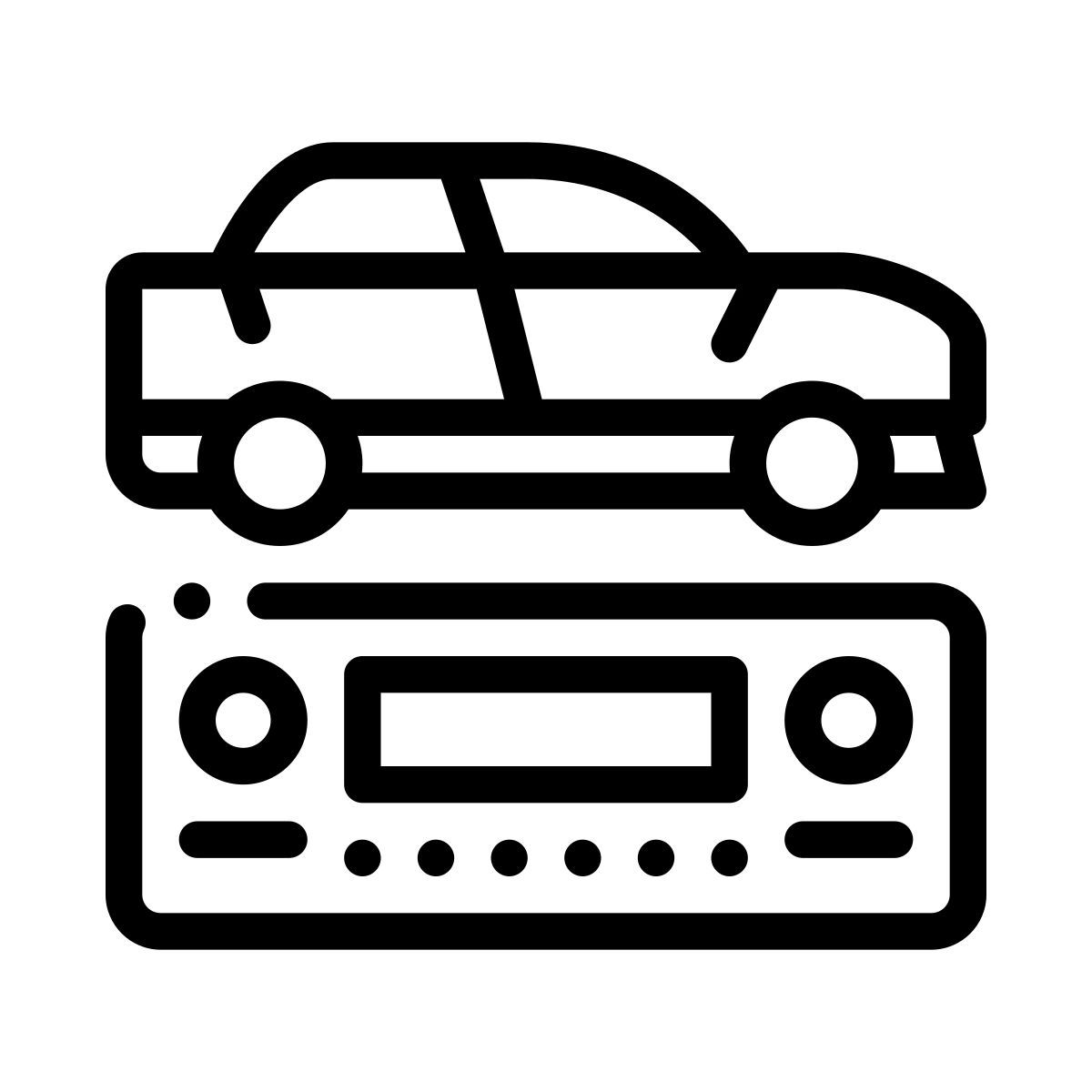car radio icon