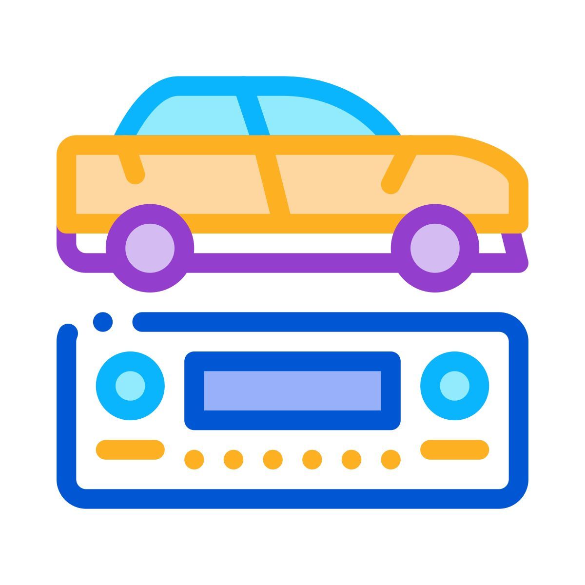 car radio icon
